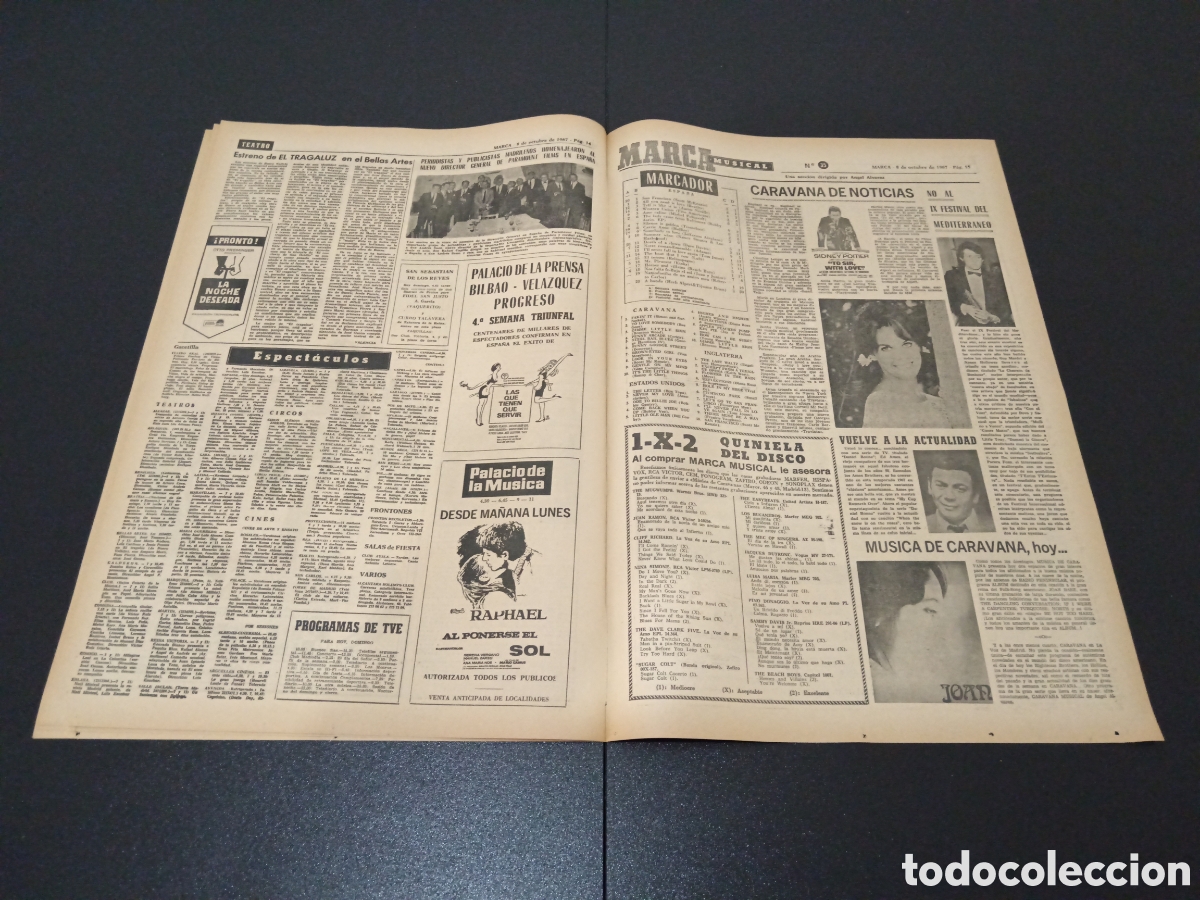 Coleccionismo deportivo: MARCA 08/10/1967 - Foto 4