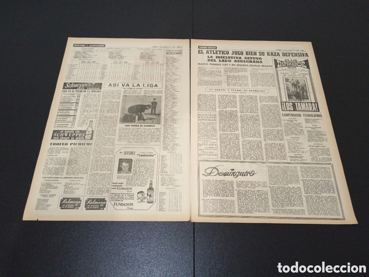 Coleccionismo deportivo: MARCA 09/10/1967 - Foto 2