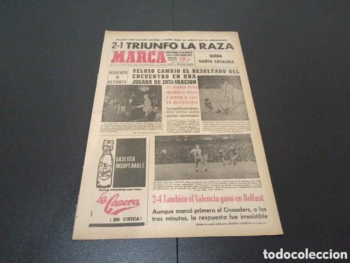 Coleccionismo deportivo: MARCA 12/10/1967 - Foto 1