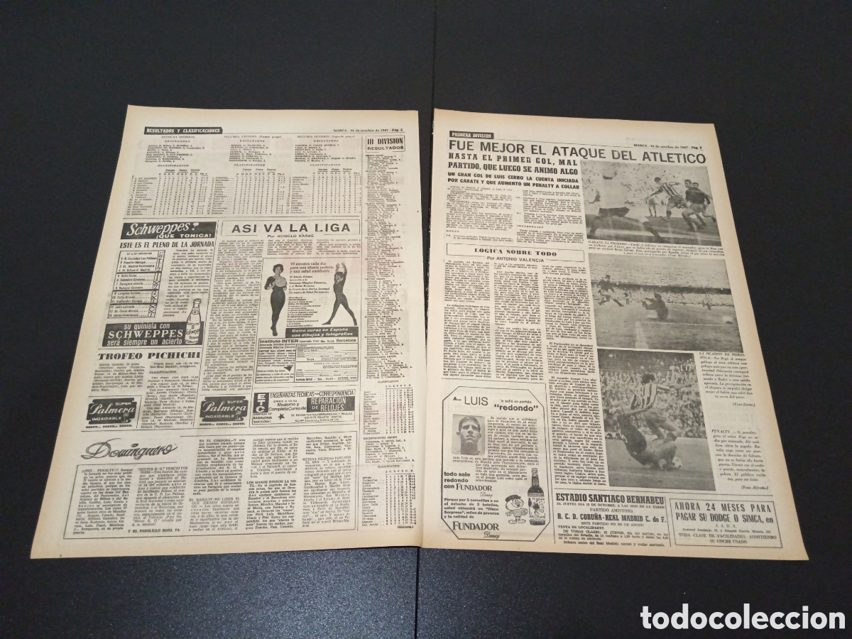 Coleccionismo deportivo: MARCA 16/10/1967 - Foto 2