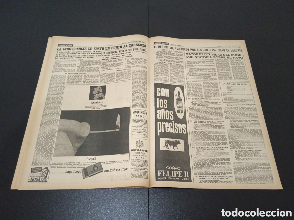 Coleccionismo deportivo: MARCA 16/10/1967 - Foto 5