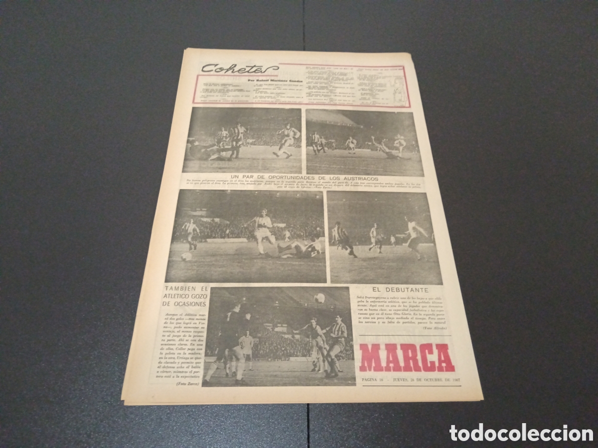 Coleccionismo deportivo: MARCA 26/10/1967 - Foto 5