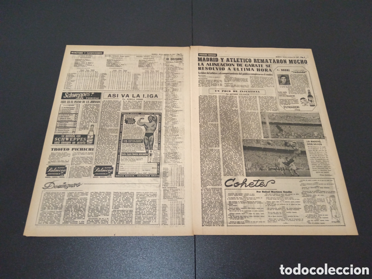 Coleccionismo deportivo: MARCA 30/10/1967 - Foto 2