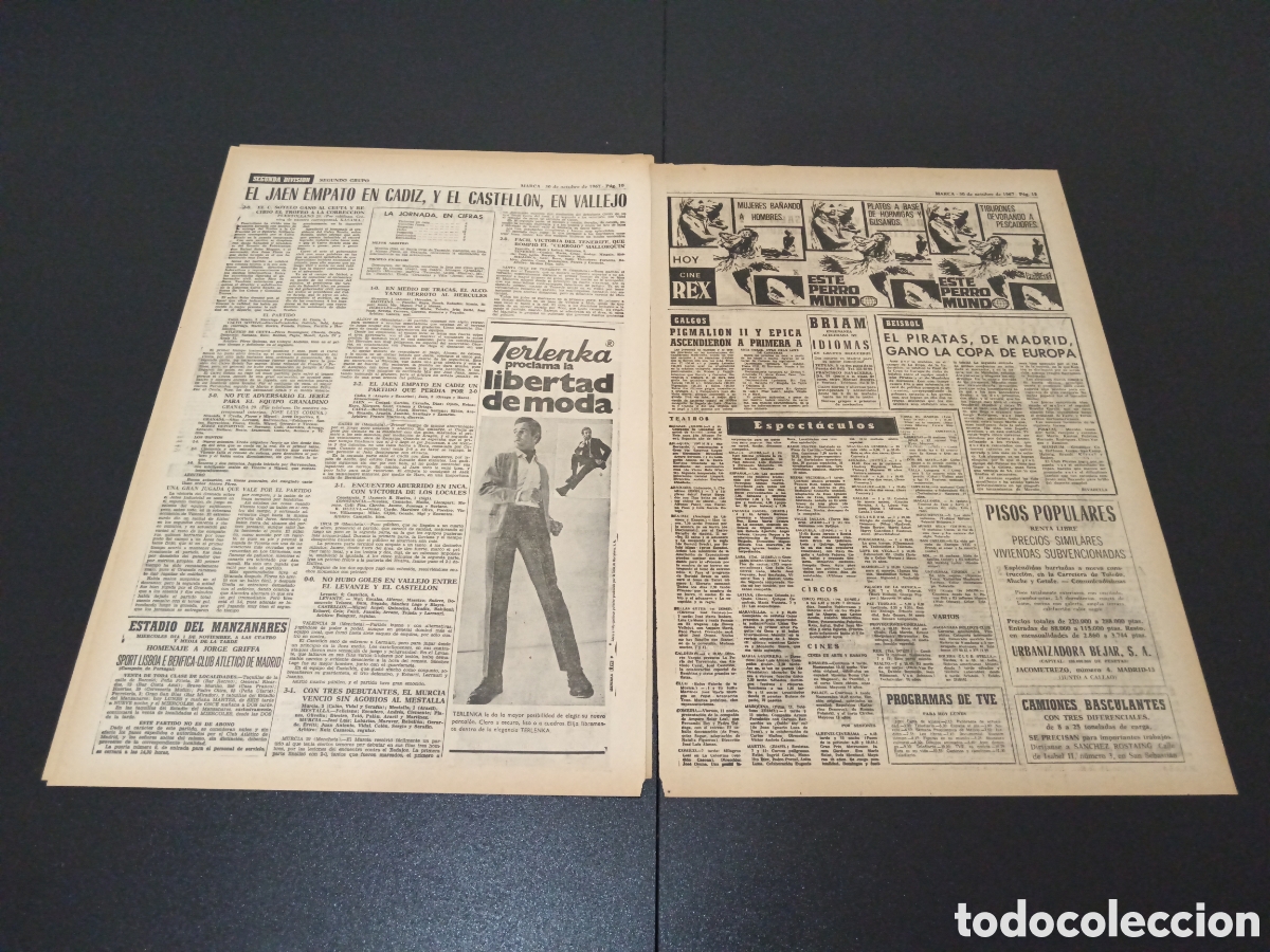 Coleccionismo deportivo: MARCA 30/10/1967 - Foto 6