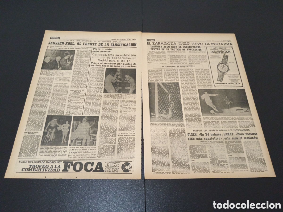 Coleccionismo deportivo: MARCA 02/11/1967 - Foto 2