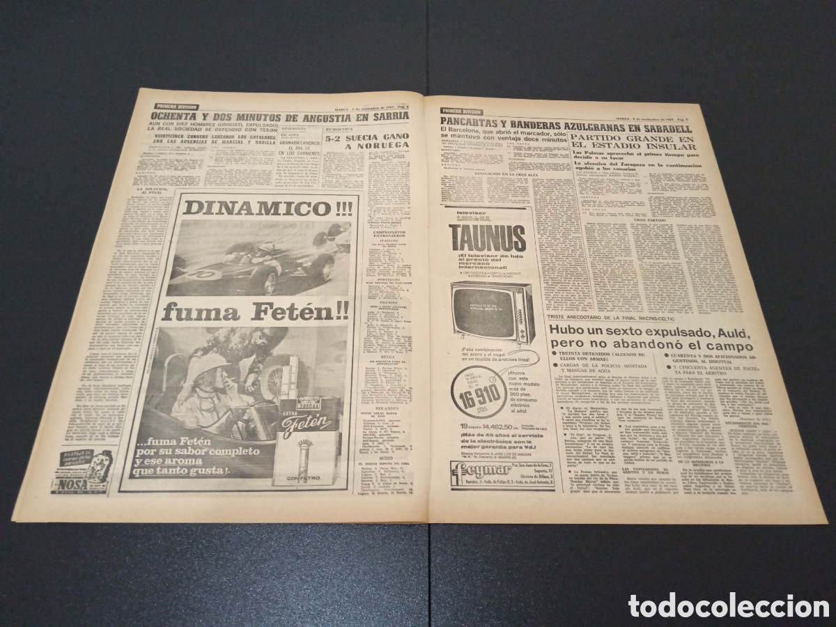 Coleccionismo deportivo: MARCA 06/11/1967 - Foto 4