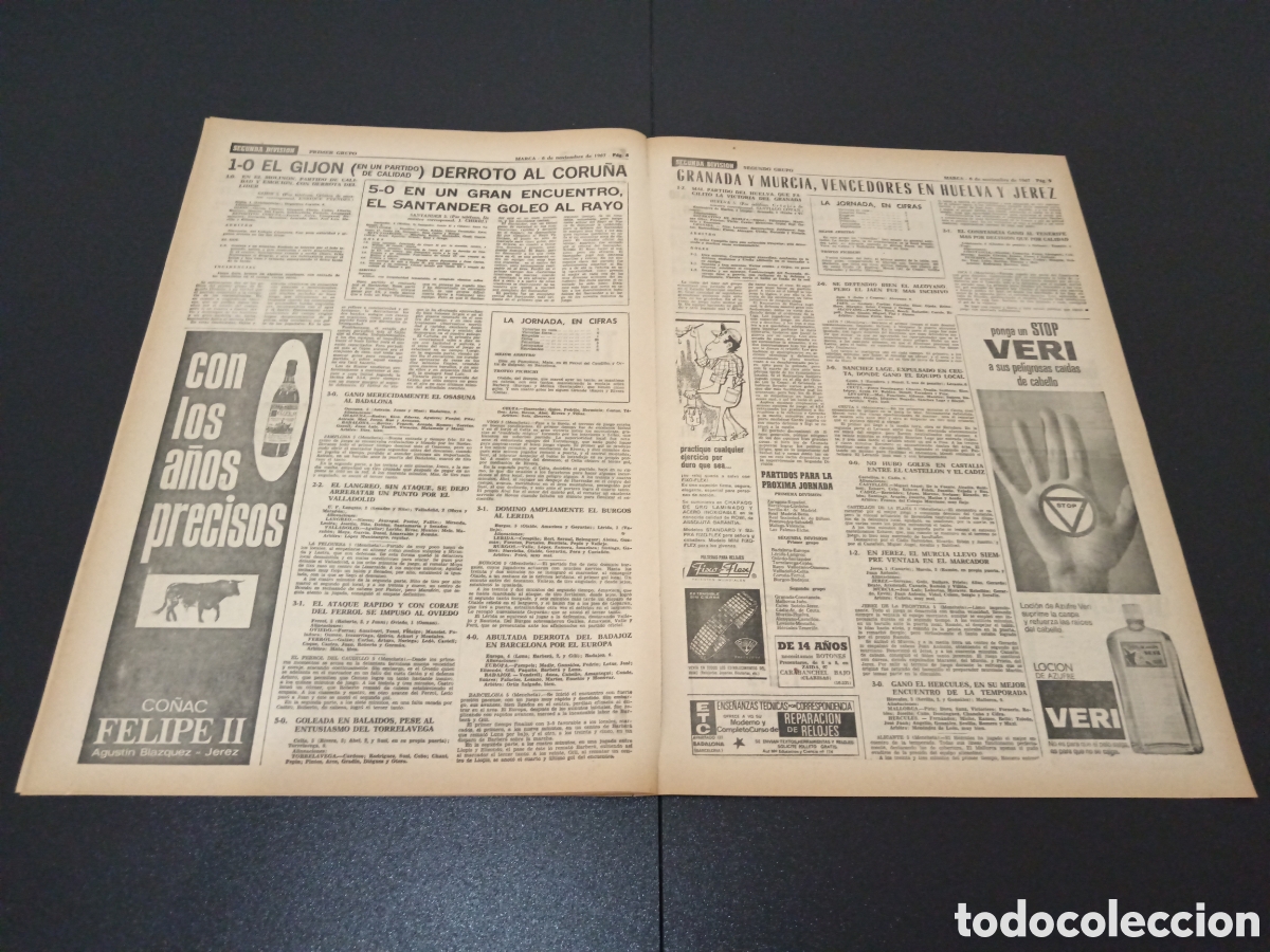 Coleccionismo deportivo: MARCA 06/11/1967 - Foto 5