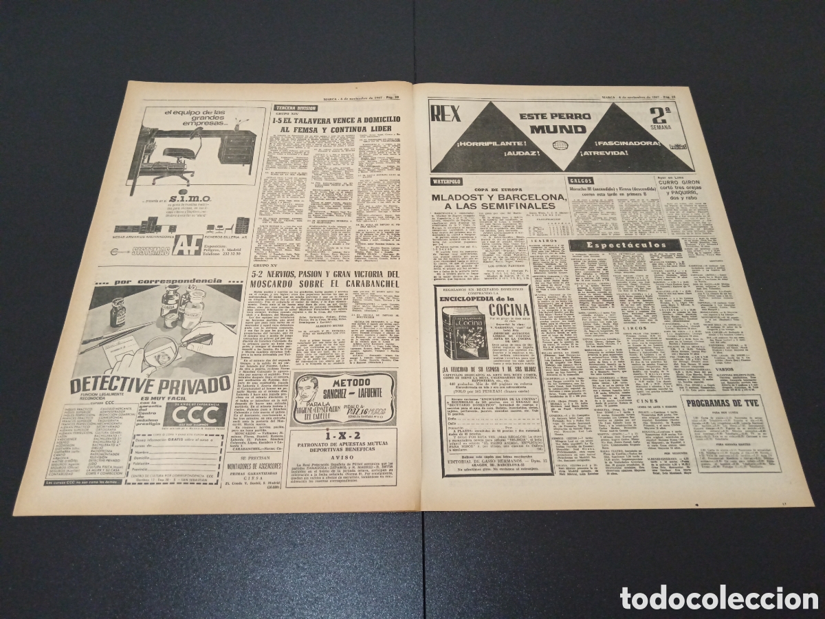 Coleccionismo deportivo: MARCA 06/11/1967 - Foto 6