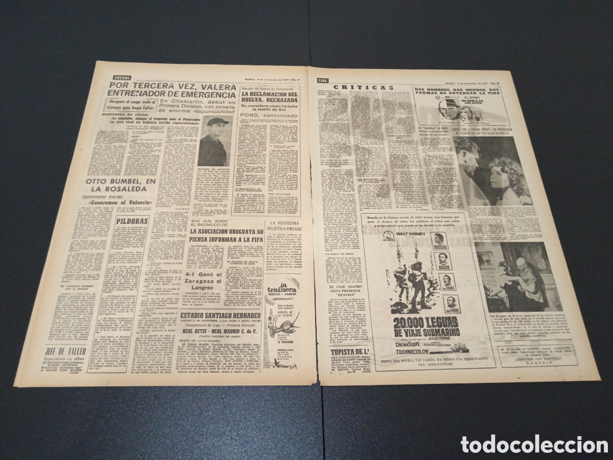 Coleccionismo deportivo: MARCA 09/11/1967 - Foto 4