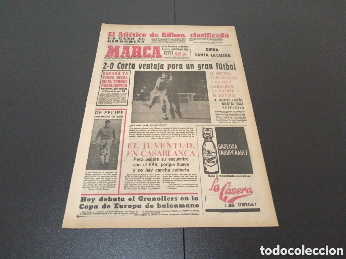Coleccionismo deportivo: MARCA 09/11/1967 - Foto 1