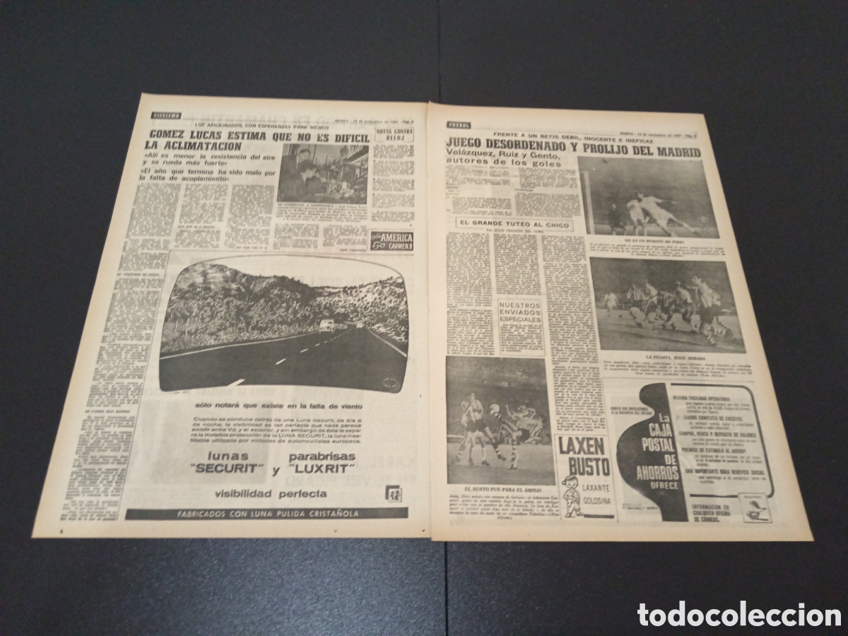 Coleccionismo deportivo: MARCA 12/11/1967 - Foto 2