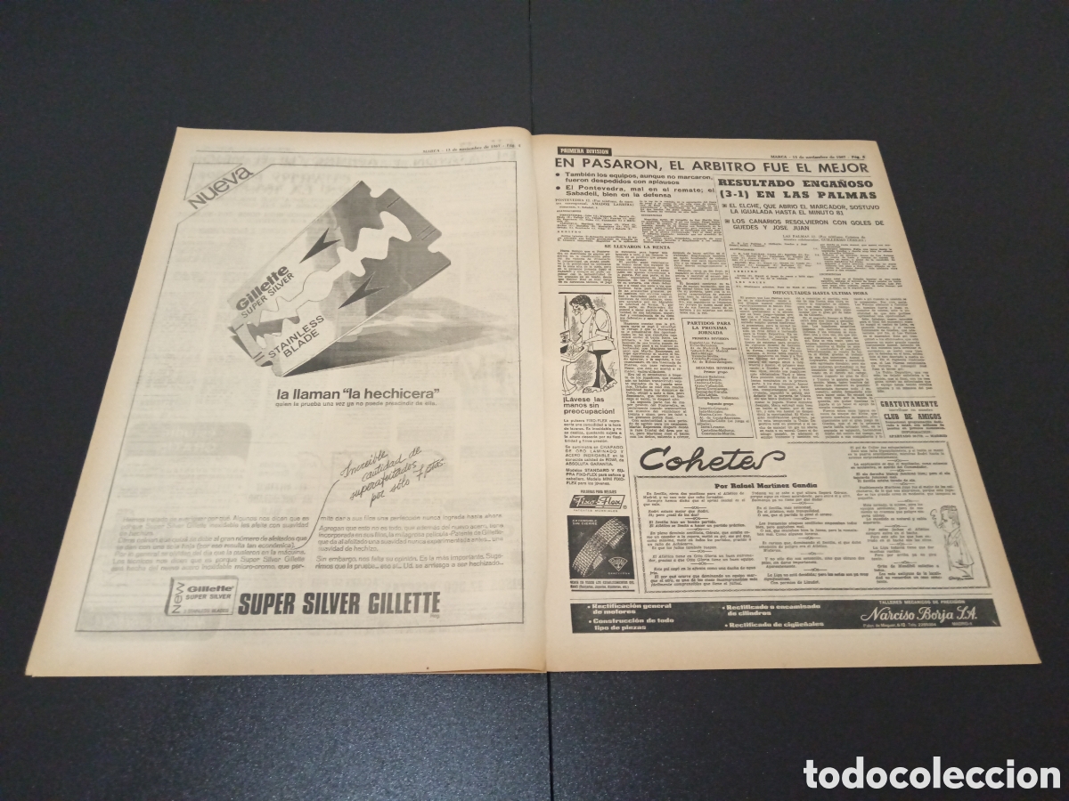 Coleccionismo deportivo: MARCA 13/11/1967 - Foto 3