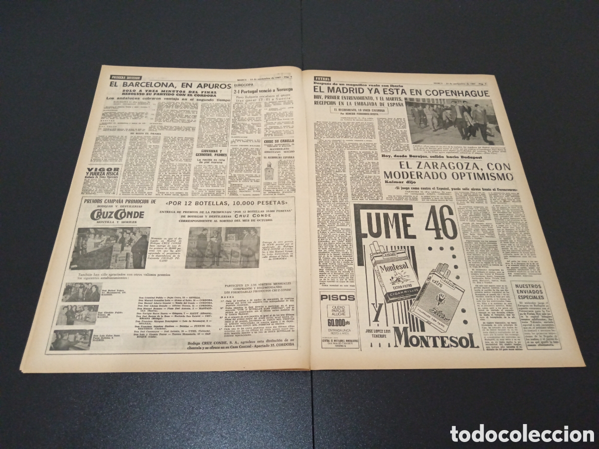 Coleccionismo deportivo: MARCA 13/11/1967 - Foto 4