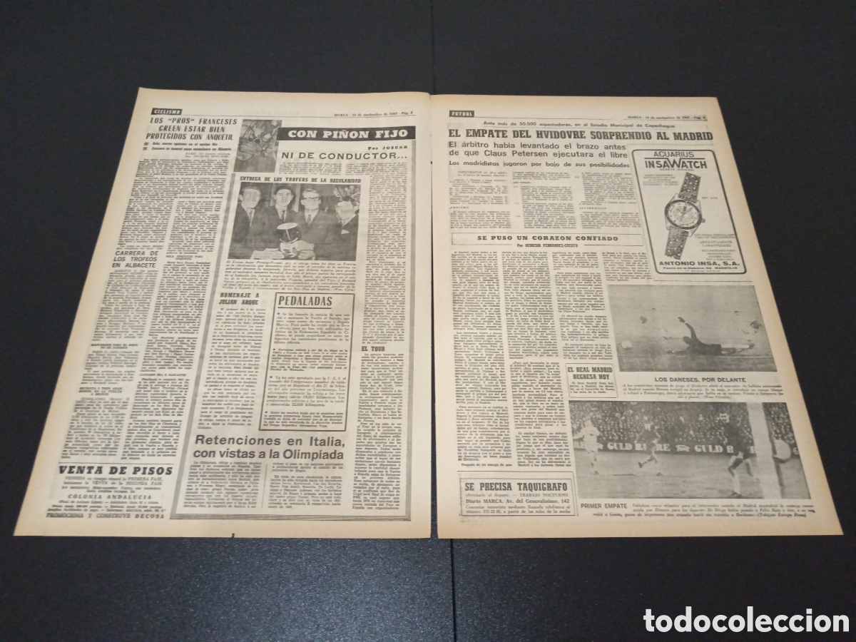 Coleccionismo deportivo: MARCA 16/11/1967 - Foto 2