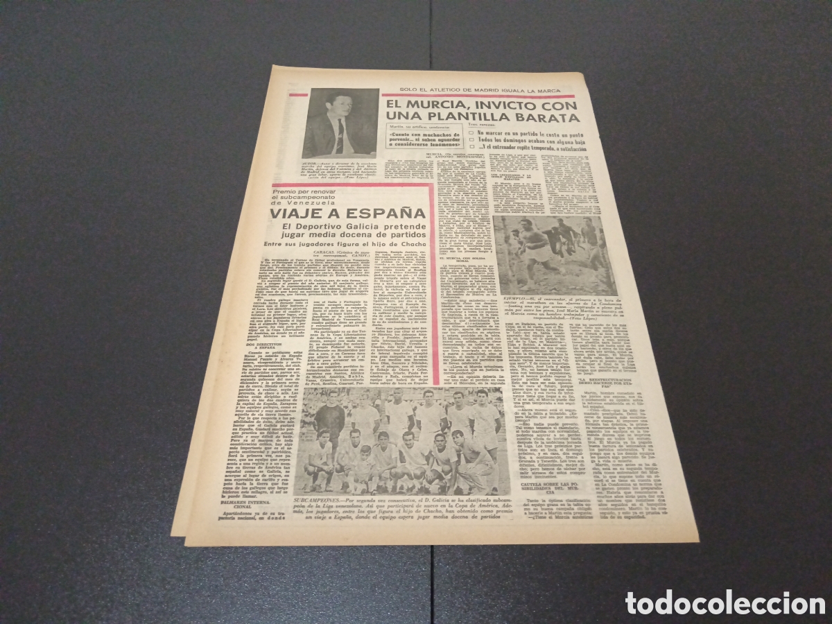Coleccionismo deportivo: MARCA 16/11/1967 - Foto 4