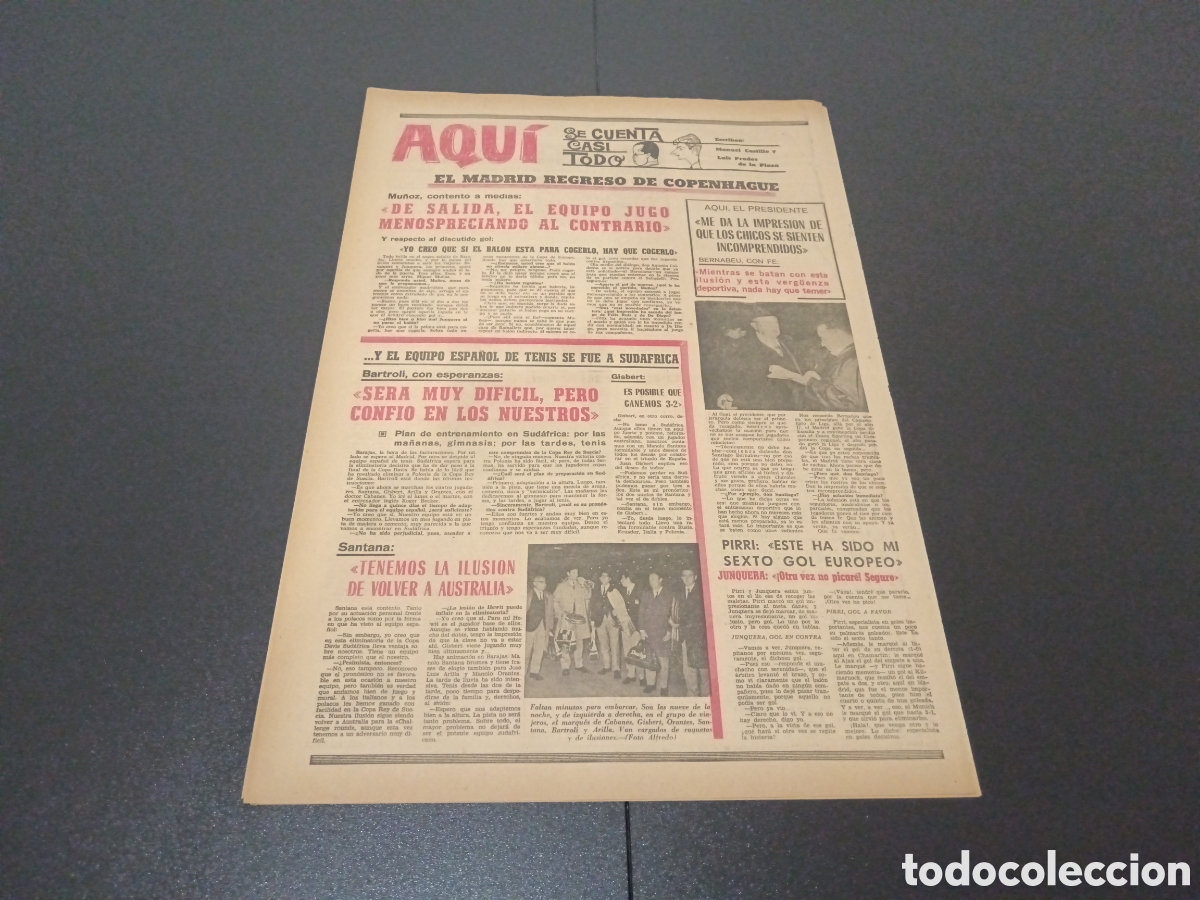 Coleccionismo deportivo: MARCA 17/11/1967 - Foto 4