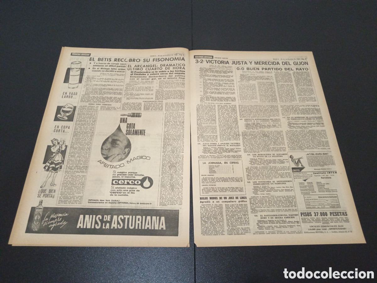 Coleccionismo deportivo: MARCA 20/11/1967 - Foto 5