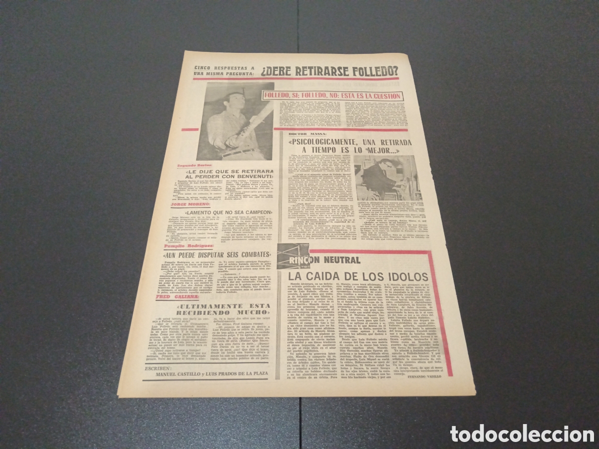 Coleccionismo deportivo: MARCA 23/11/1967 - Foto 6