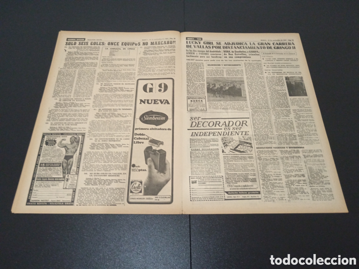 Coleccionismo deportivo: MARCA 27/11/1967 - Foto 6