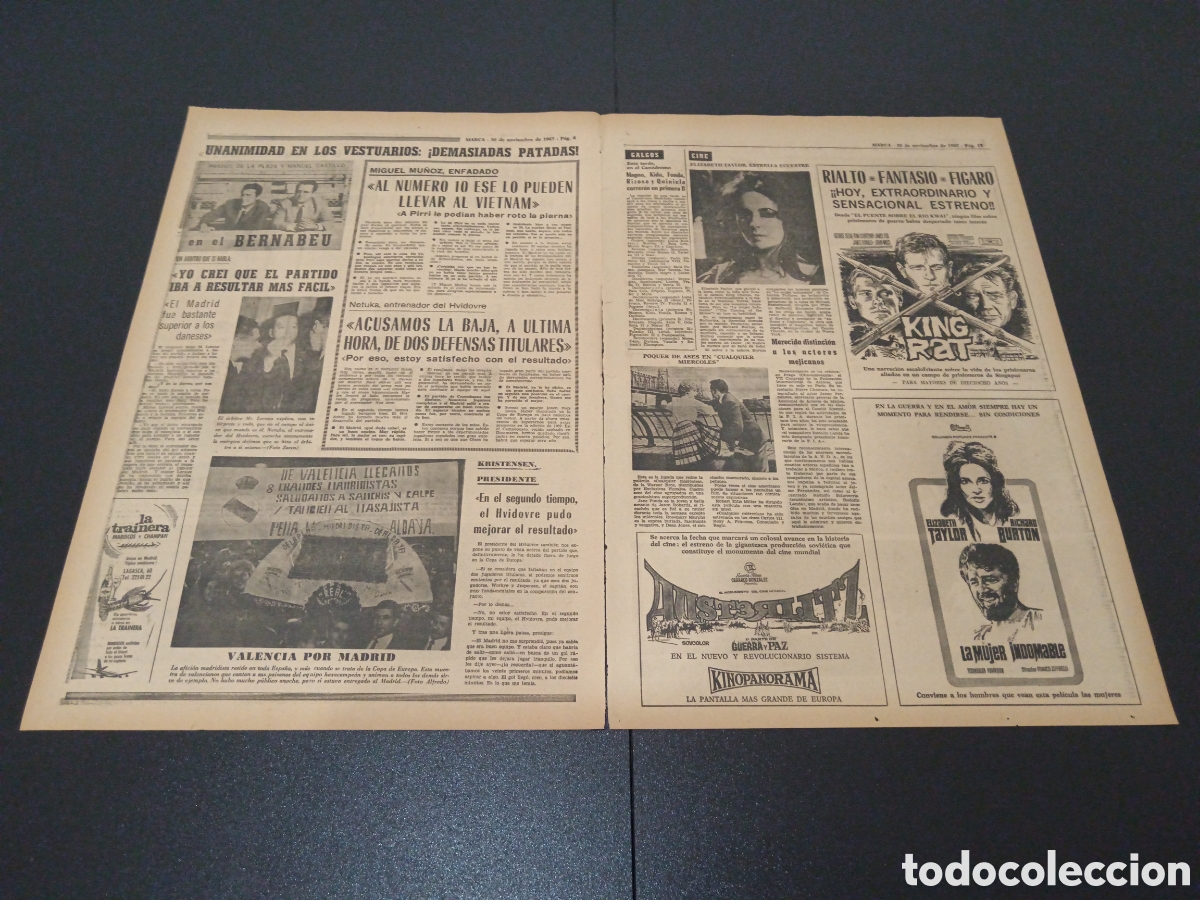 Coleccionismo deportivo: MARCA 30/11/1967 - Foto 3