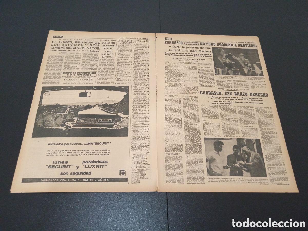 Coleccionismo deportivo: MARCA 02/12/1967 - Foto 3