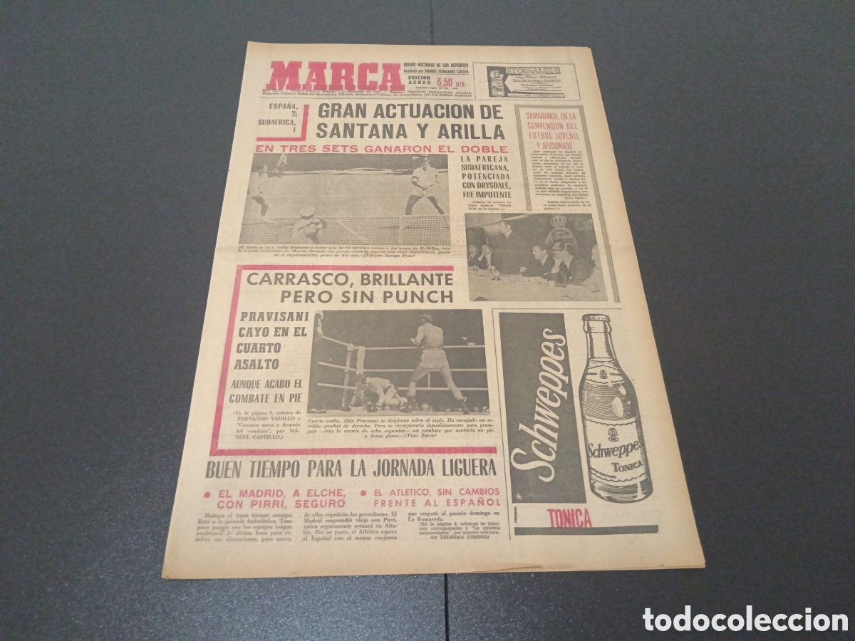 Coleccionismo deportivo: MARCA 02/12/1967 - Foto 1