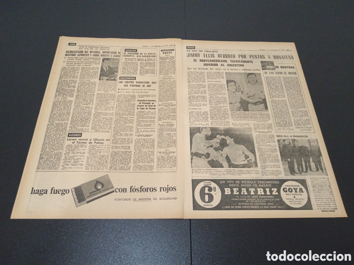 Coleccionismo deportivo: MARCA 03/12/1967 - Foto 3