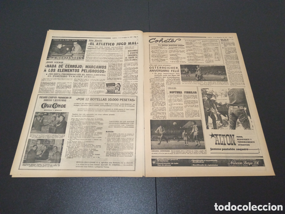 Coleccionismo deportivo: MARCA 04/12/1967 - Foto 3