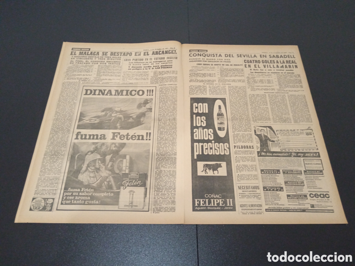 Coleccionismo deportivo: MARCA 04/12/1967 - Foto 4