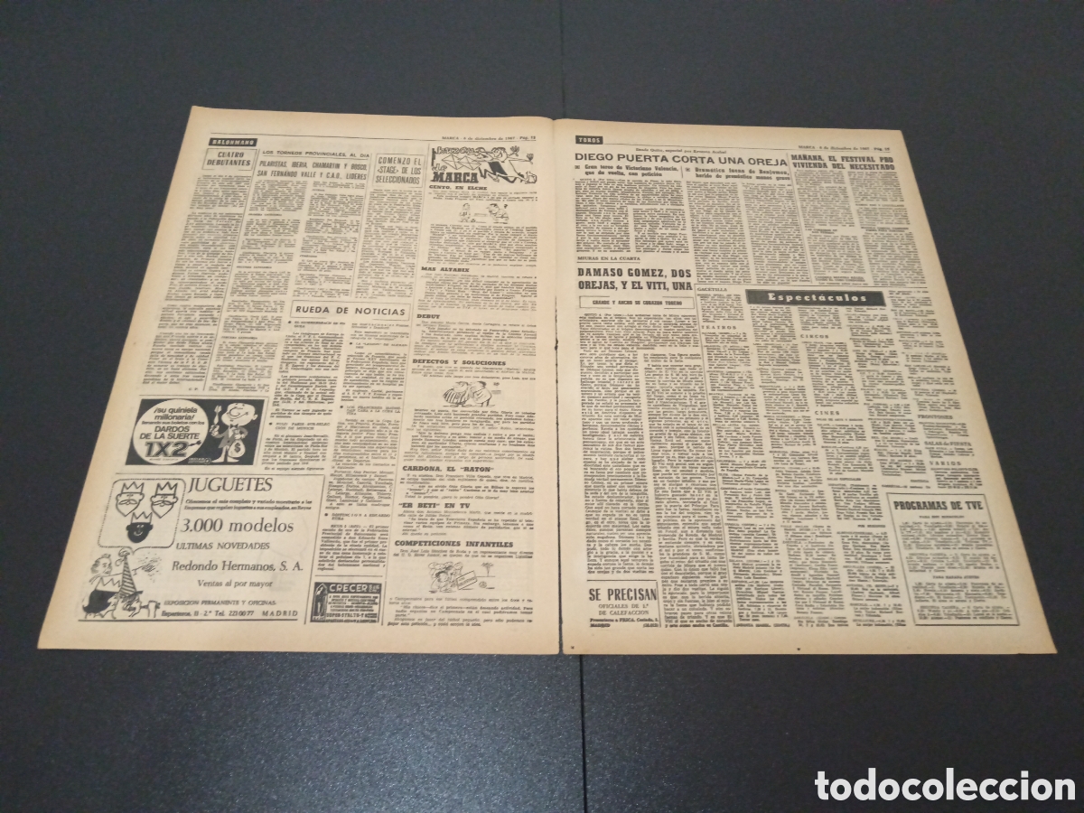 Coleccionismo deportivo: MARCA 06/12/1967 - Foto 4