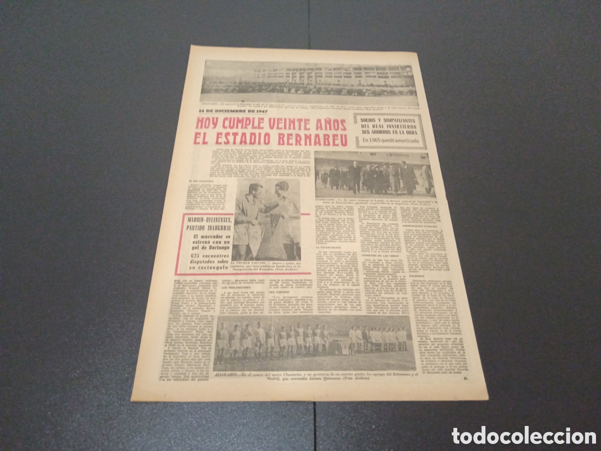 Coleccionismo deportivo: MARCA 14/12/1967 - Foto 4