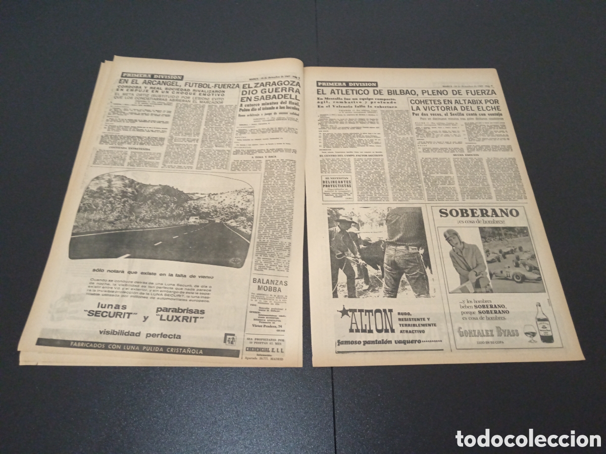 Coleccionismo deportivo: MARCA 18/12/1967 - Foto 4