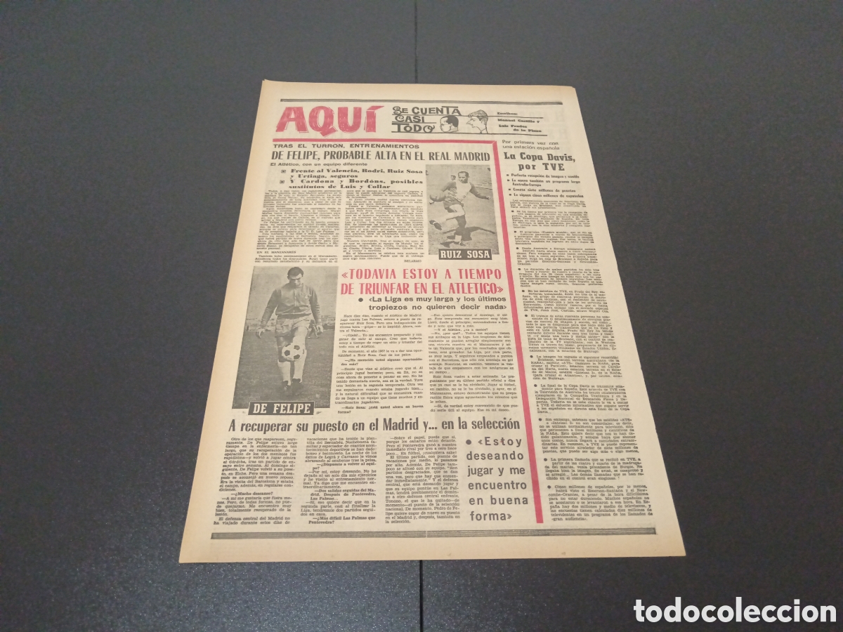 Coleccionismo deportivo: MARCA 27/12/1967 - Foto 4