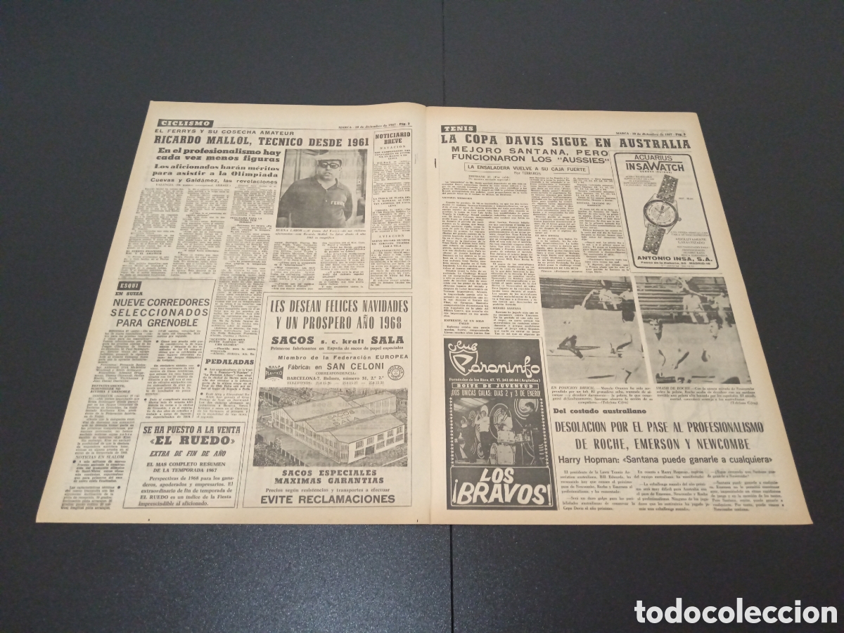 Coleccionismo deportivo: MARCA 28/12/1967 - Foto 2