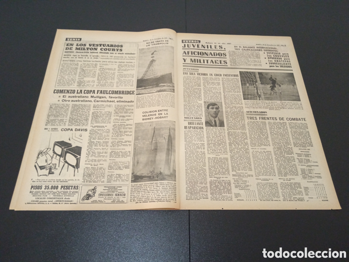 Coleccionismo deportivo: MARCA 28/12/1967 - Foto 3