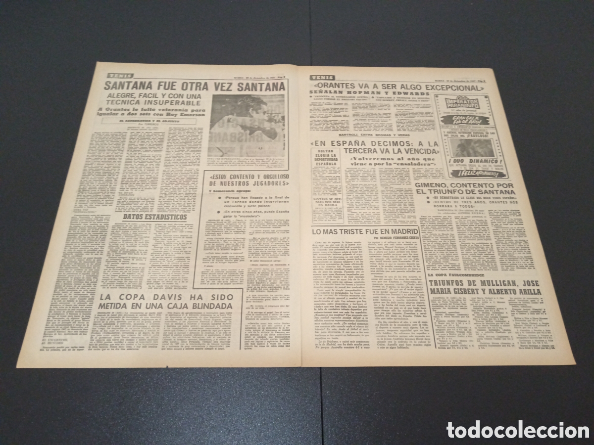 Coleccionismo deportivo: MARCA 29/12/1967 - Foto 2