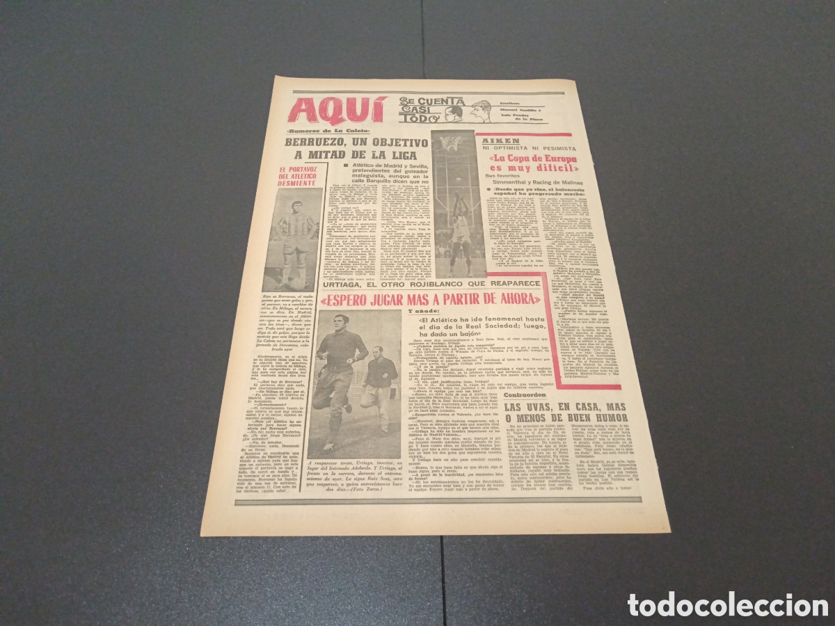 Coleccionismo deportivo: MARCA 29/12/1967 - Foto 4