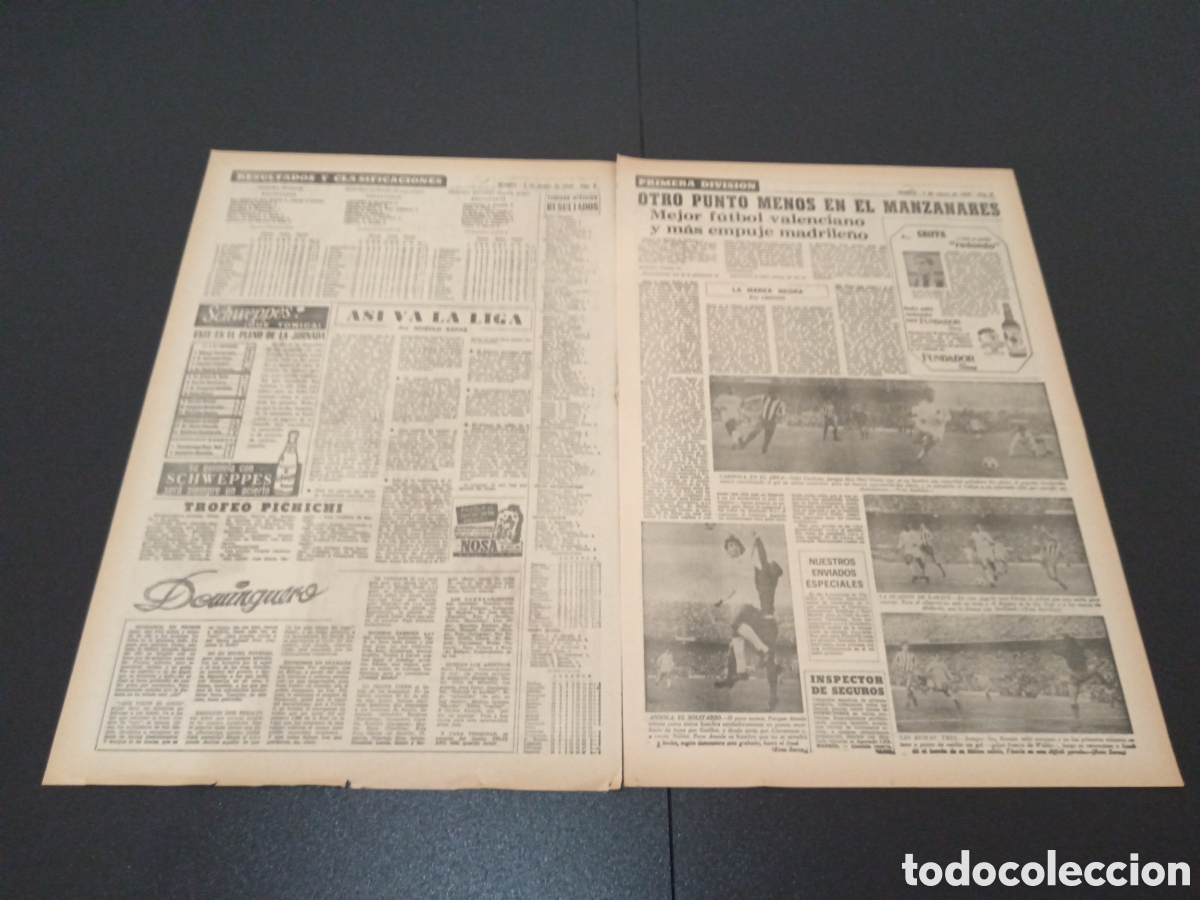 Coleccionismo deportivo: MARCA 01/01/1968 - Foto 2