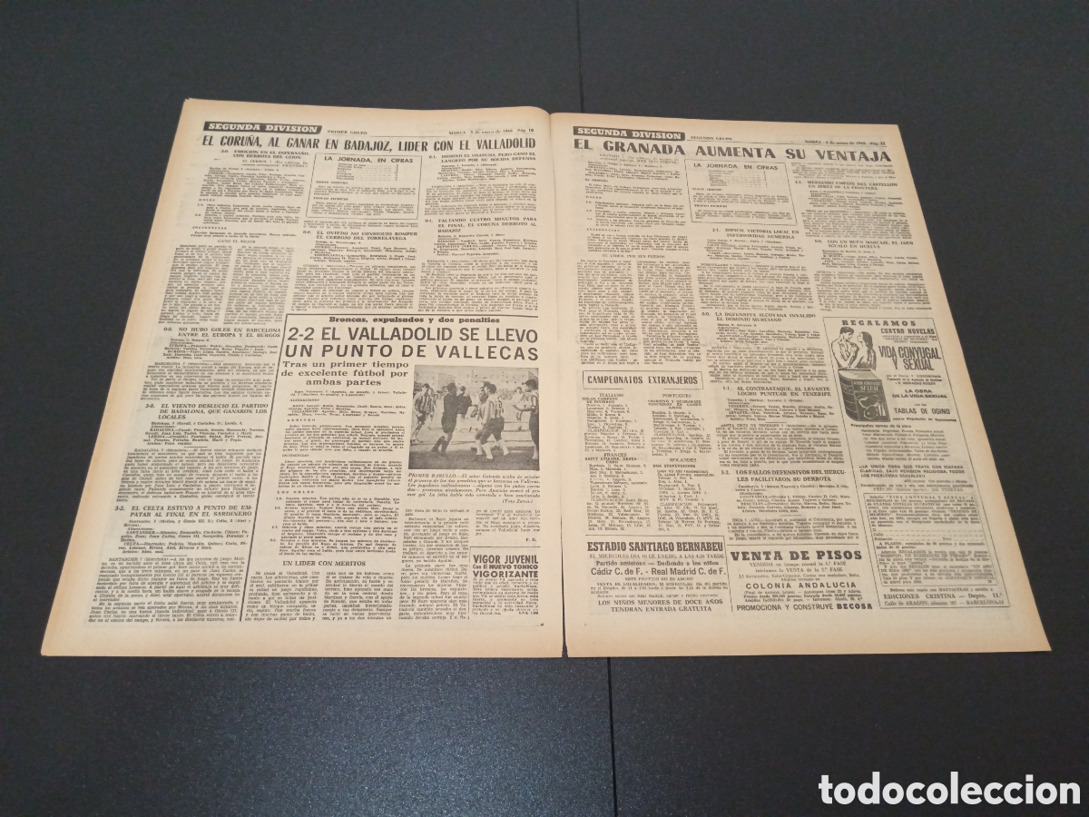 Coleccionismo deportivo: MARCA 08/01/1968 - Foto 6