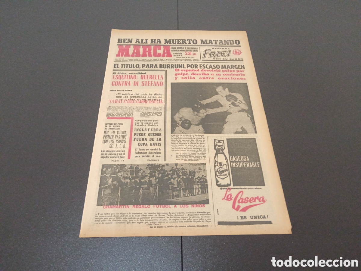 Coleccionismo deportivo: MARCA 11/01/1968 - Foto 1