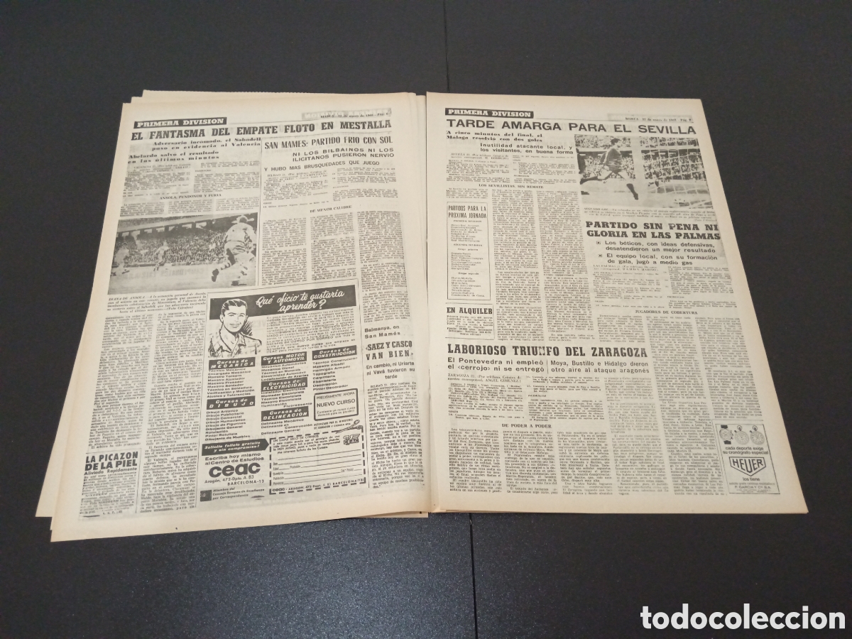 Coleccionismo deportivo: MARCA 22/01/1968 - Foto 4