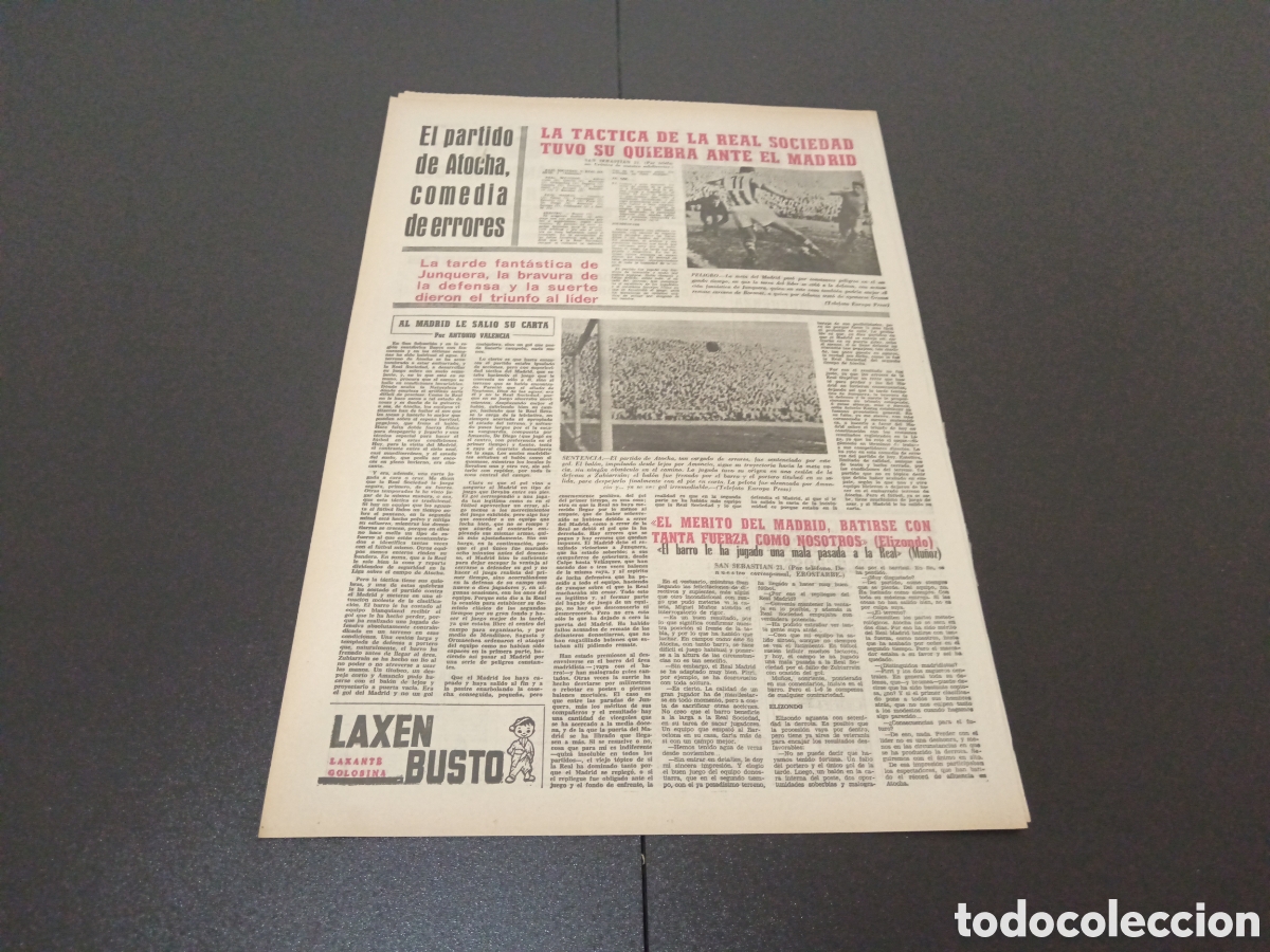Coleccionismo deportivo: MARCA 22/01/1968 - Foto 8