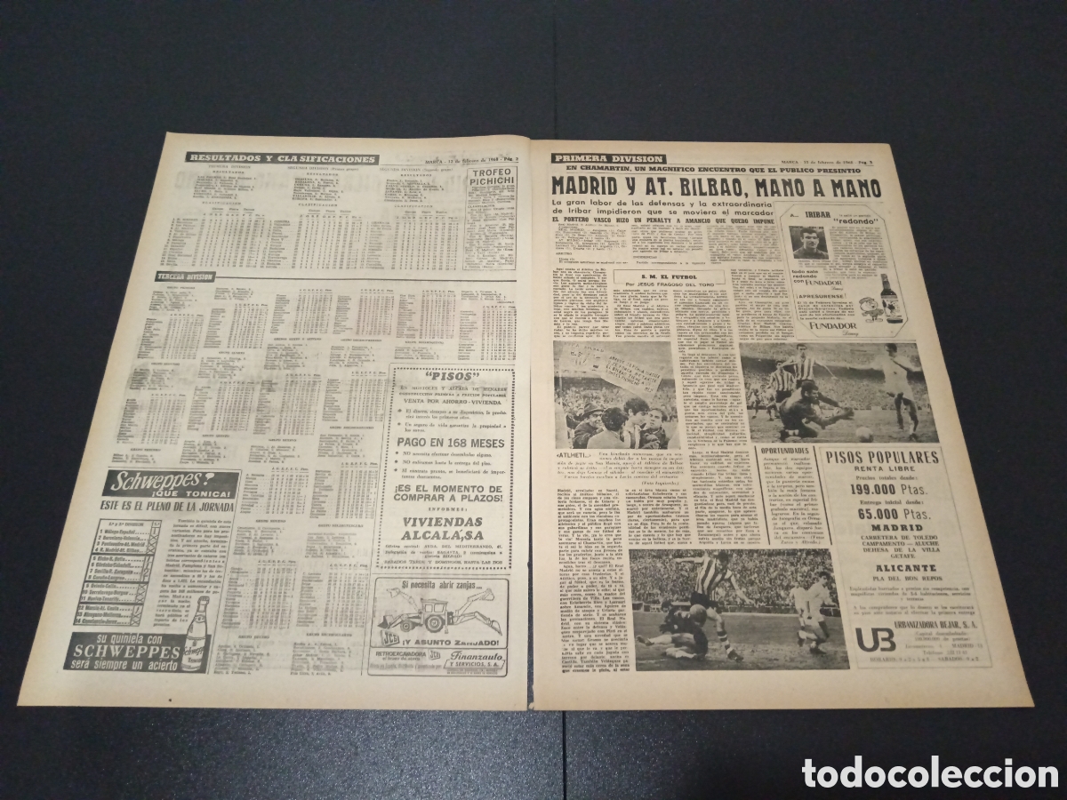 Coleccionismo deportivo: MARCA 12/02/1968 - Foto 2