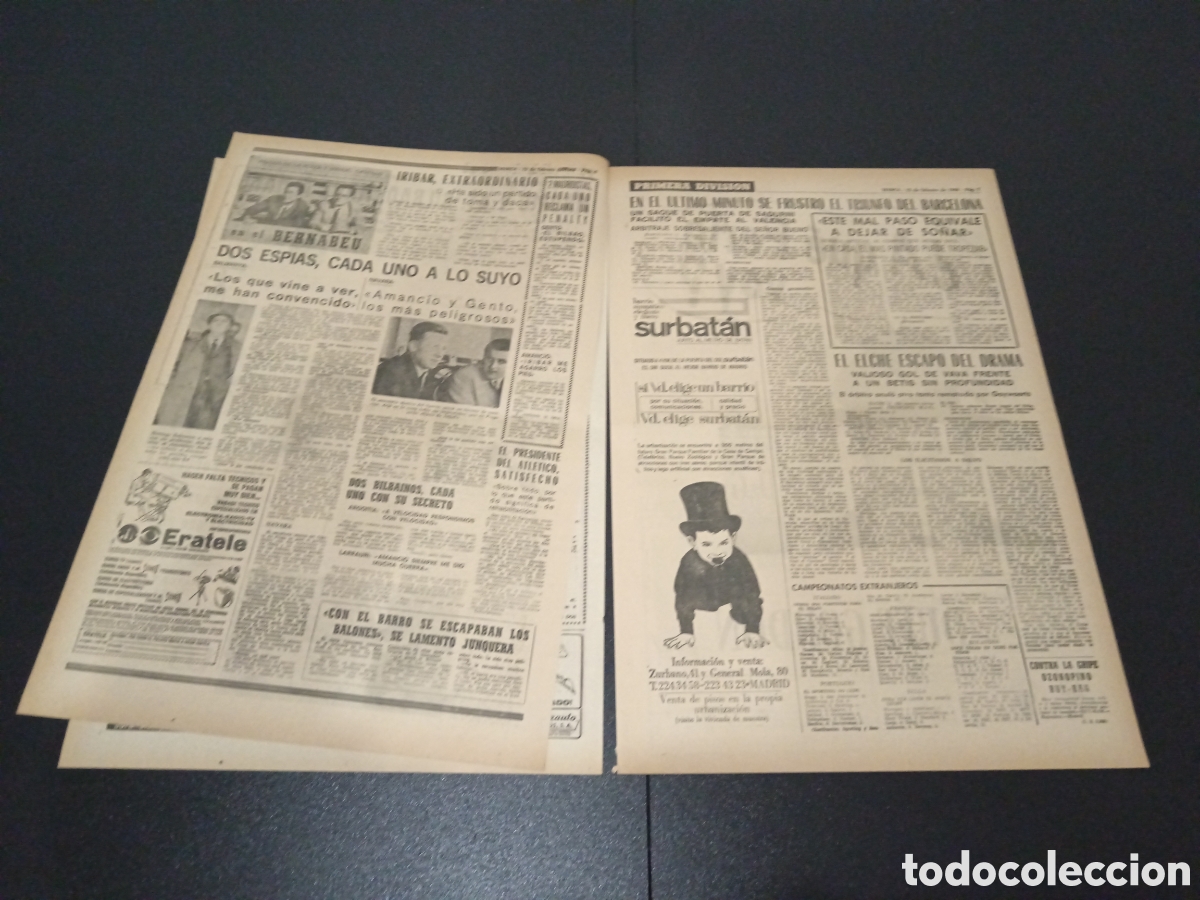 Coleccionismo deportivo: MARCA 12/02/1968 - Foto 3