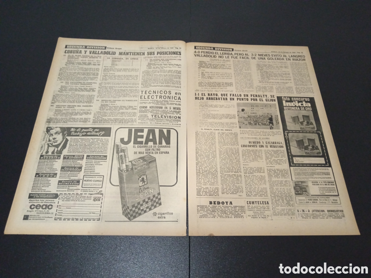 Coleccionismo deportivo: MARCA 12/02/1968 - Foto 7