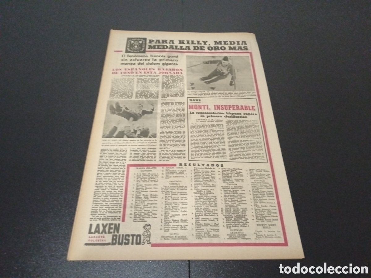Coleccionismo deportivo: MARCA 12/02/1968 - Foto 10