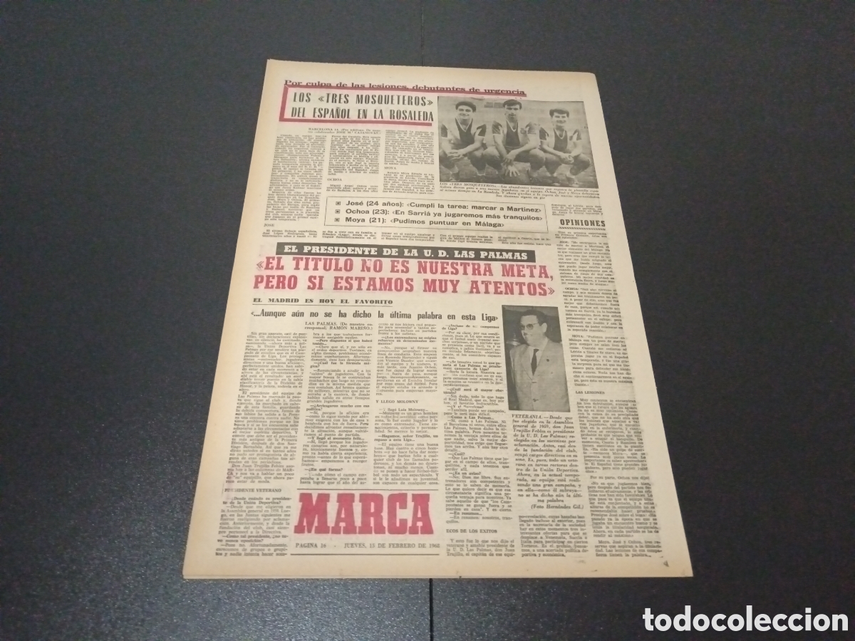 Coleccionismo deportivo: MARCA 15/02/1968 - Foto 4