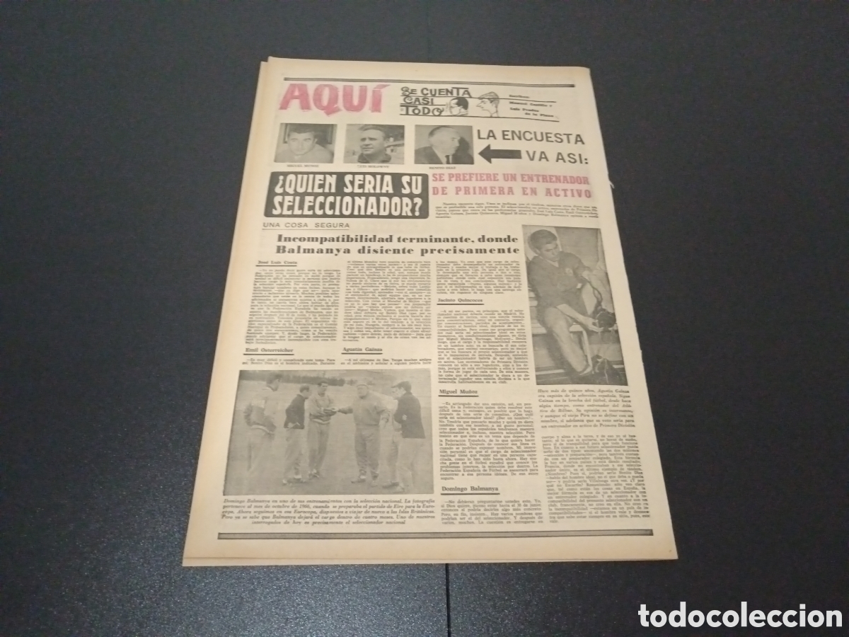 Coleccionismo deportivo: MARCA 23/02/1968 - Foto 5