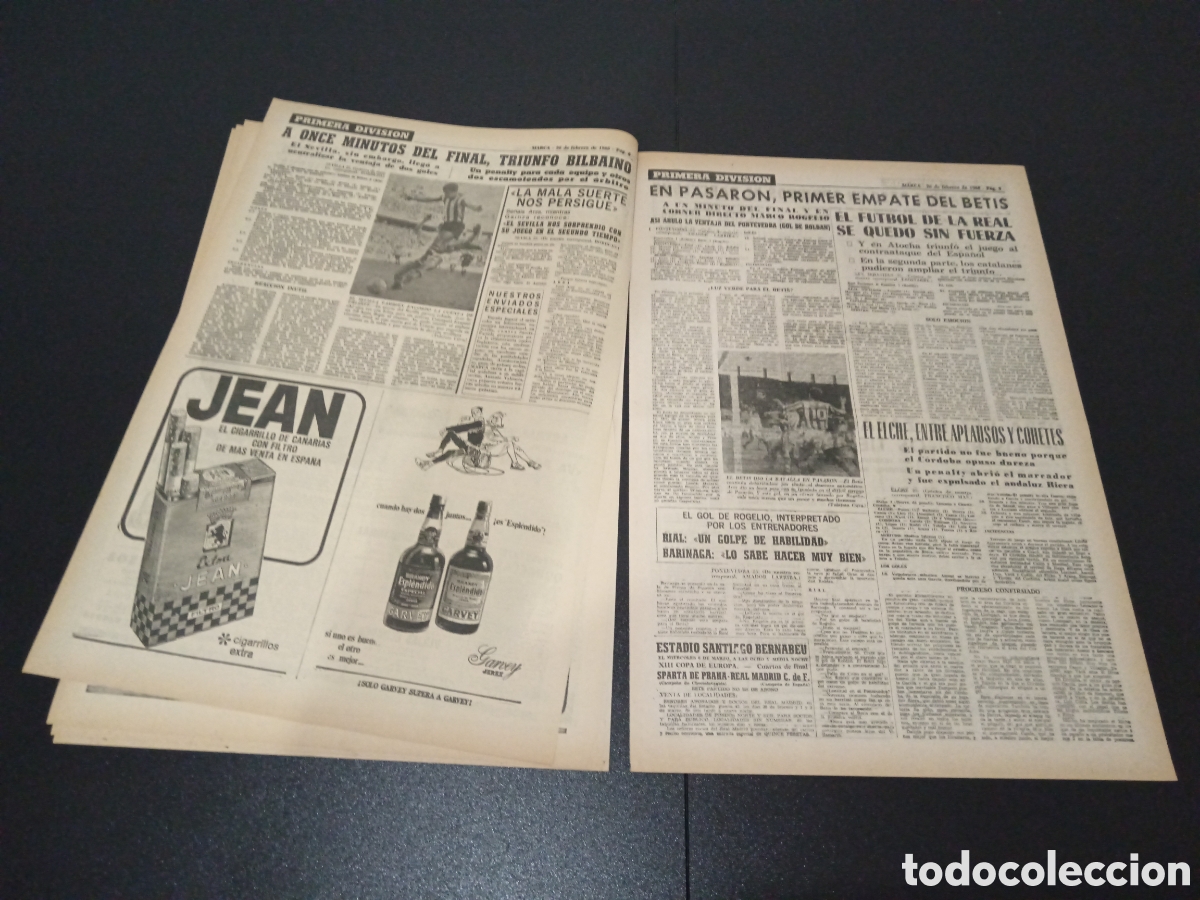 Coleccionismo deportivo: MARCA 26/02/1968 - Foto 5