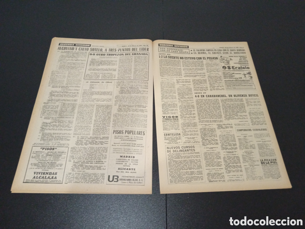 Coleccionismo deportivo: MARCA 26/02/1968 - Foto 9
